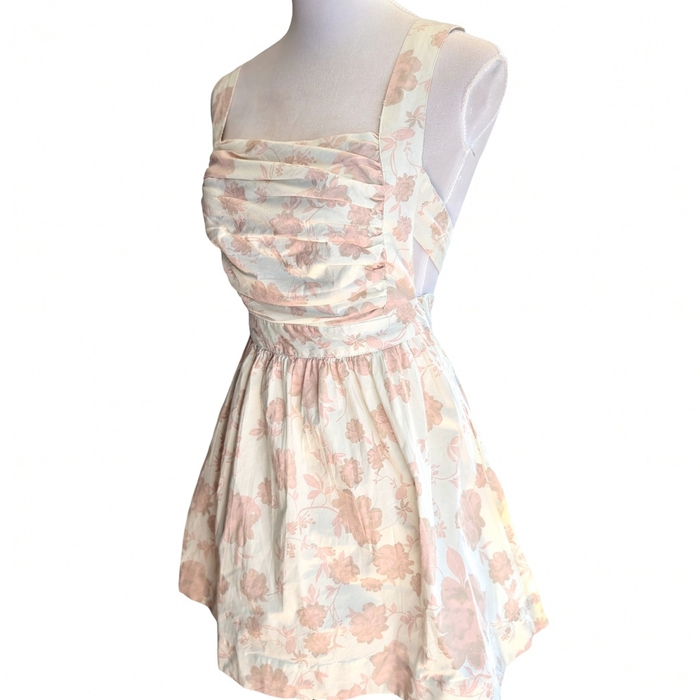 Free People Meet Me In Maui Floral Mini Dress XS NWT - Picture 11 of 15